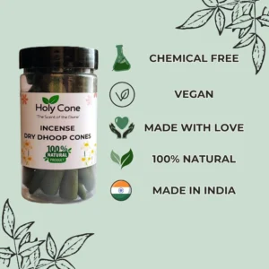 Holycone Organic Incense Dry Dhoop Cone