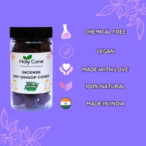 Holycone Organic Incense Dry Dhoop Cone