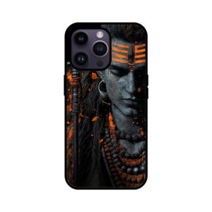 Mahakal iPhone Back Cover | Lord Shiva 3D Printed Soft Case | Mahadev Designer Shockproof Matte Finish Mobile Back Case | Premium Protective Phone Cover for Men & Women